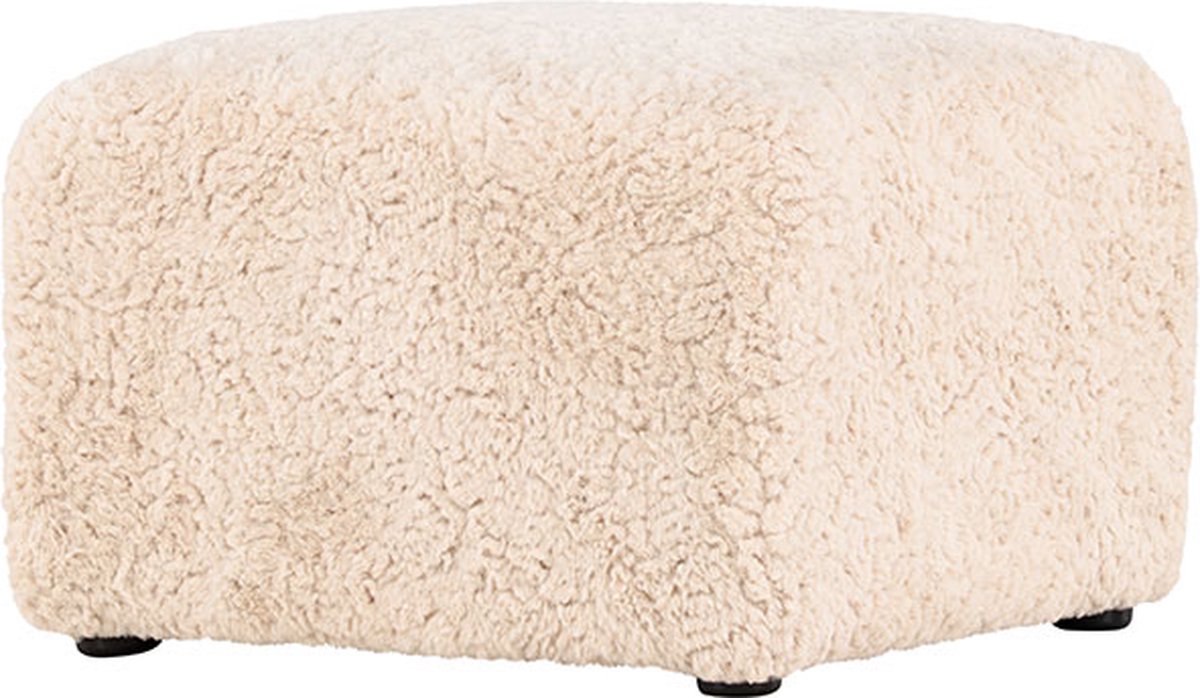 Frankie poef beige.