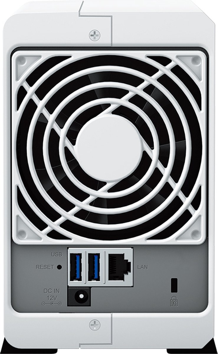 Synology NAS DS223j ホワイト Synology DS223j - NAS - 2 bays - 0TB - Wit | bol