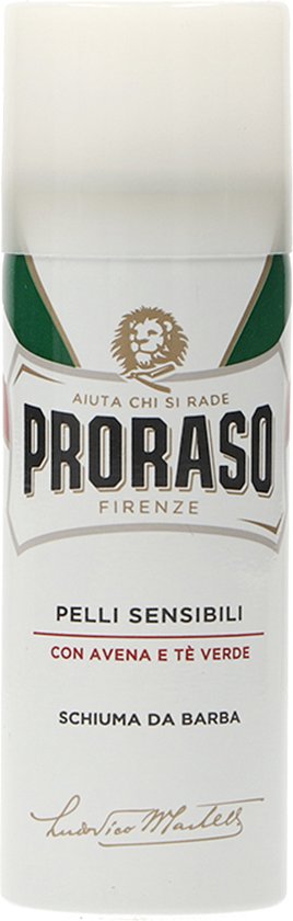 Proraso - White Shaving Foam - Shaving Foam For Sensitive Skin With Green Tea