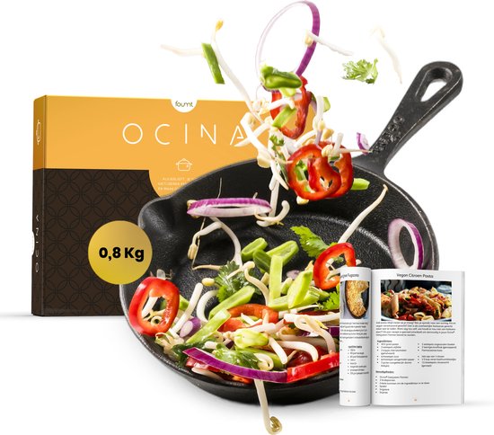 Ocina Gietijzeren Pannen voor BBQ en Inductie - Koekenpan - Hapjespan - Skillet