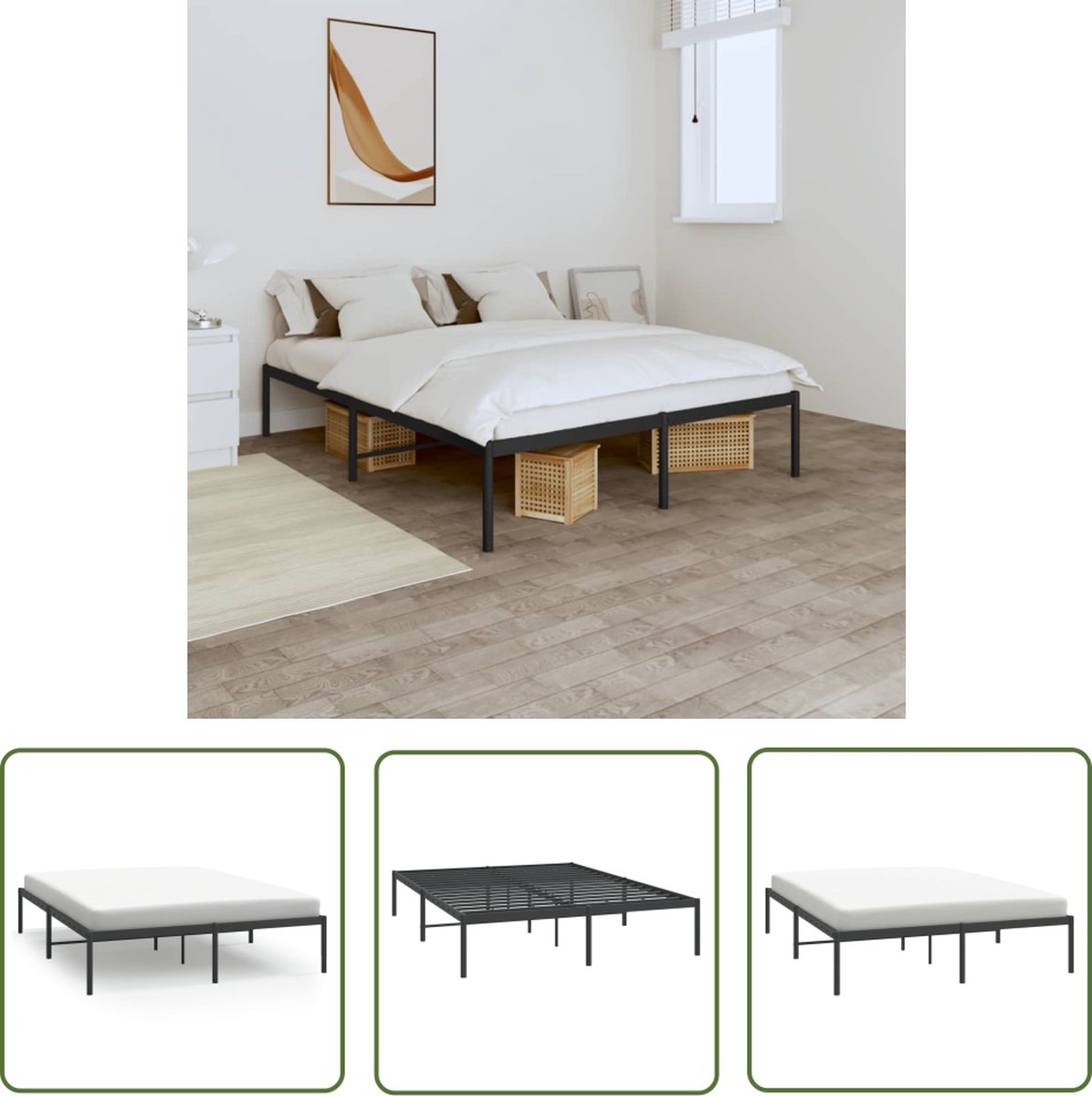 Sommier Tapissier King Of Dreams Gregory - 140x190cm, 26 Lattes, Pieds 20cm - Revêtement PVC