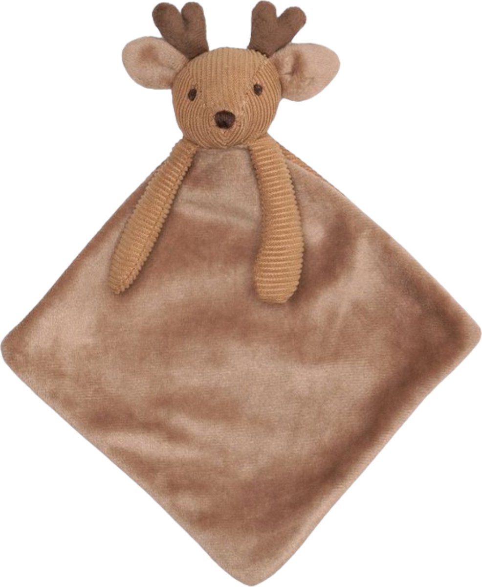 Happy Horse Eland Mellow Knuffeldoek 24 cm - Bruin - Baby cadeau