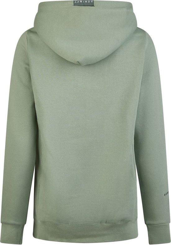 DENIMFY Pull femme DFEmma coupe régulière Vert XL Adultes Sweat à capuche Sweat à capuche