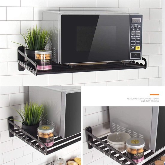 Magnetron muur mount plank met haak, 304 Heavy Duty