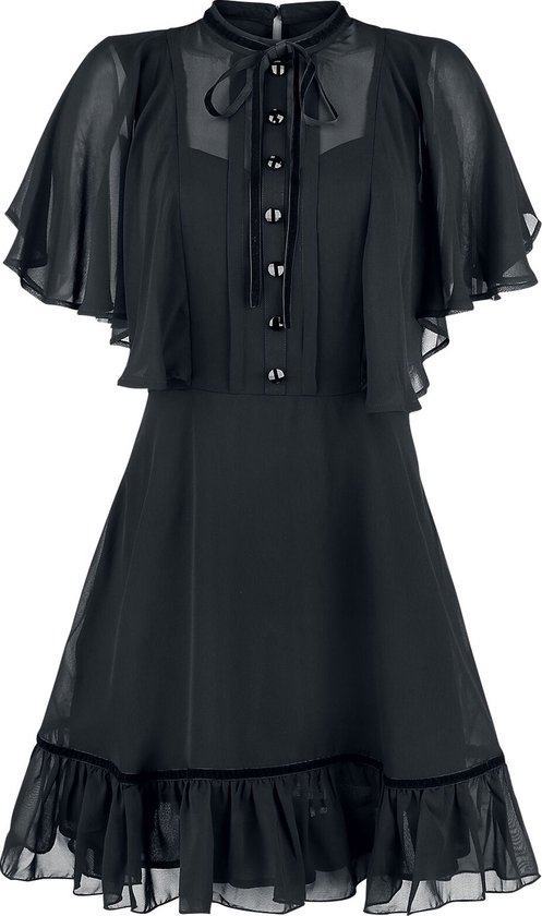 Hell Bunny Imperia Dames Korte jurk - zwart - M