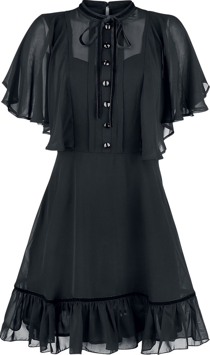 Hell Bunny Imperia Dames Mini-jurk - zwart - M