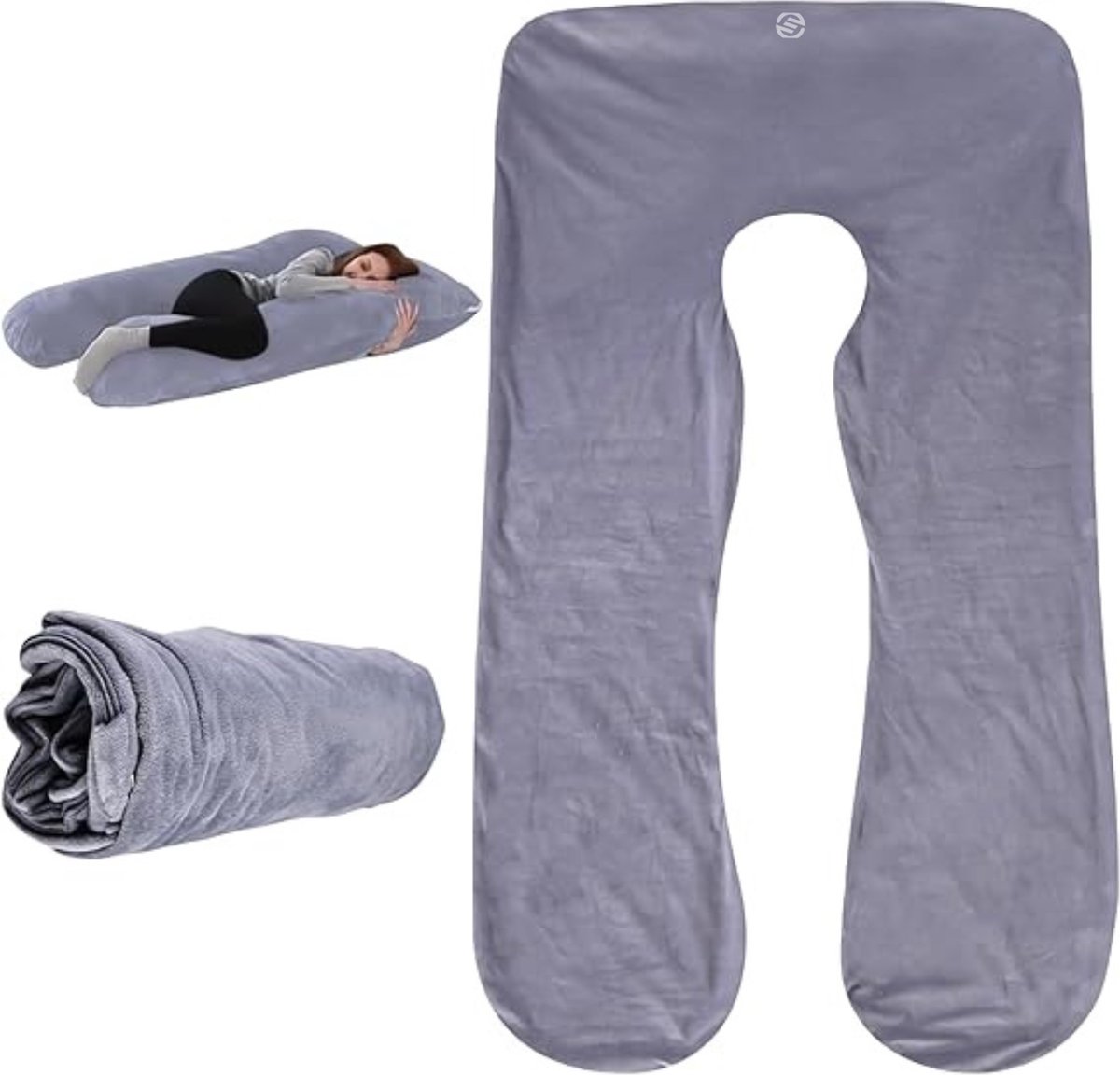 Goedkoopste Equivera Zijslaapkussen Volwassenen - Zijslaapkussen - Lichaamskussen Zijslaper - Zijslaap Kussen Volwassenen - Zwangerschapskussen - Voedingskussen - Borstvoedingskussen - Body Pillow - Voor een comfortabele nachtrust!