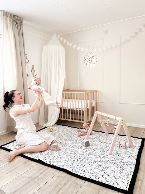 Love by Lily - groot speelkleed baby - Little Dot - Stippen - 200x150 - speelmat binnen en buiten - speelmat baby