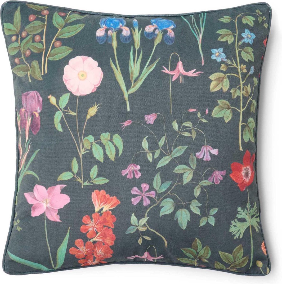 Essenza Marigold Sierkussen Slate grey - 50x50 cm