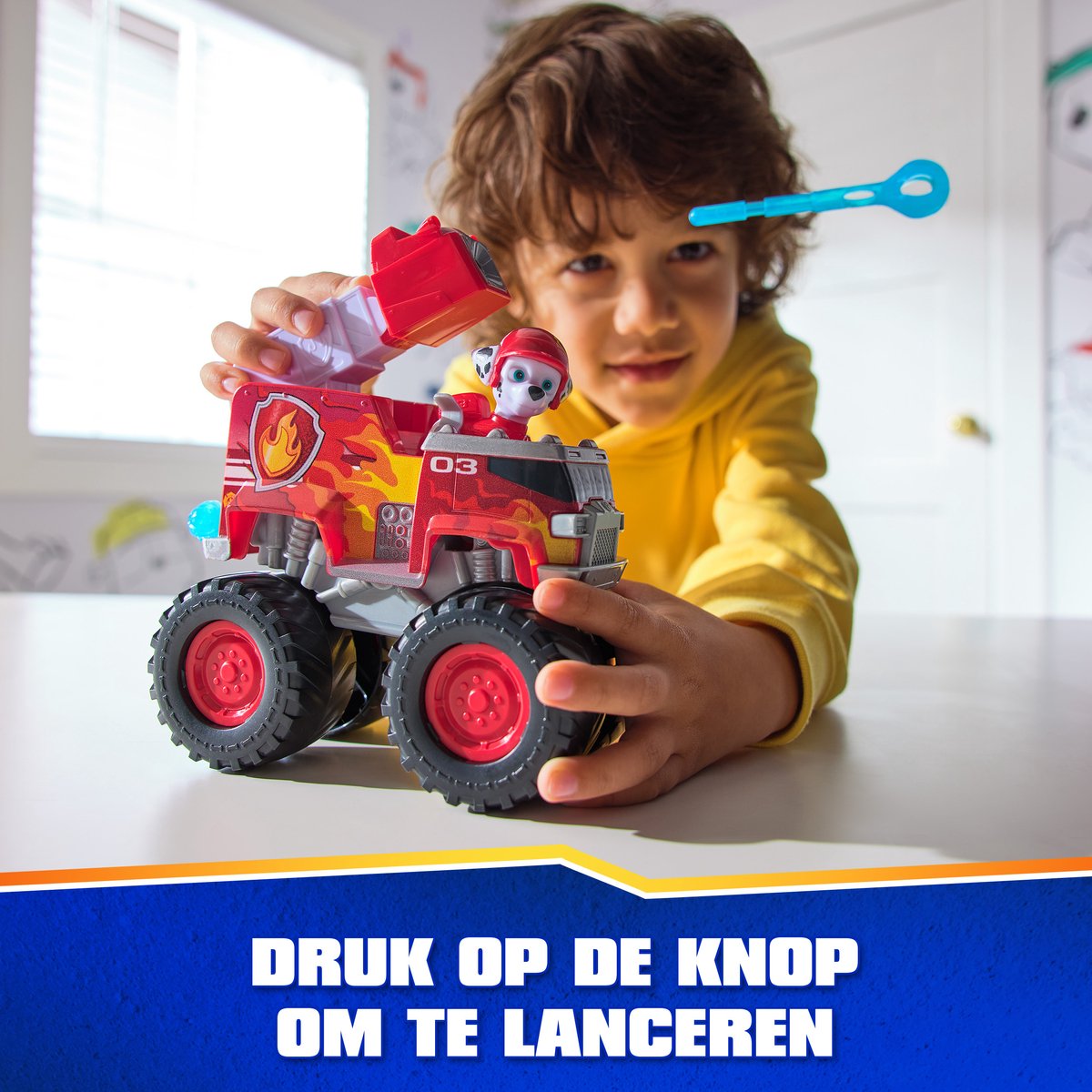 PAW Patrol Reddingswagens - Brandweerauto met Marshall speelfiguur - Speelgoedauto — afbeelding 9