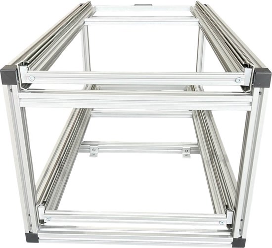 Car Systems Dubbel schuifframe camper 90x40 cm - 2 open bakken - 130 kg ...