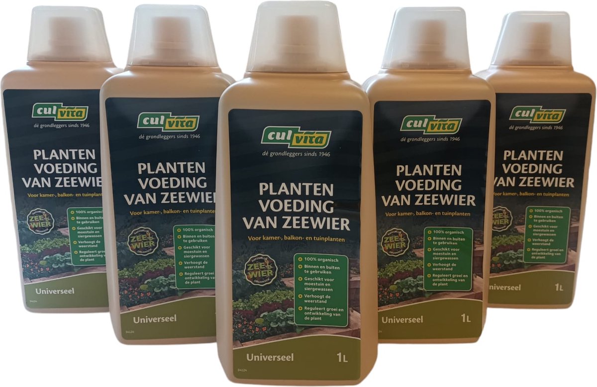 Plantenvoeding van zeewier (5 liter) - ecologisch plantenvoeding - organische plantenvoeding - natuurlijke plantenvoeding - plantenvoeding ecologisch