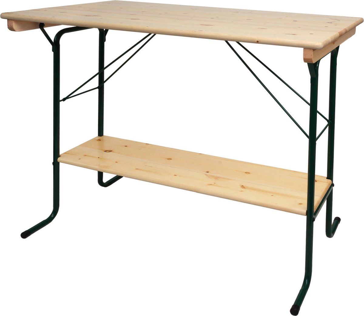 Bartafel MCW-L67, biertuintafel biertafel biertenttafel campingtafel, inklapbaar metaal gr