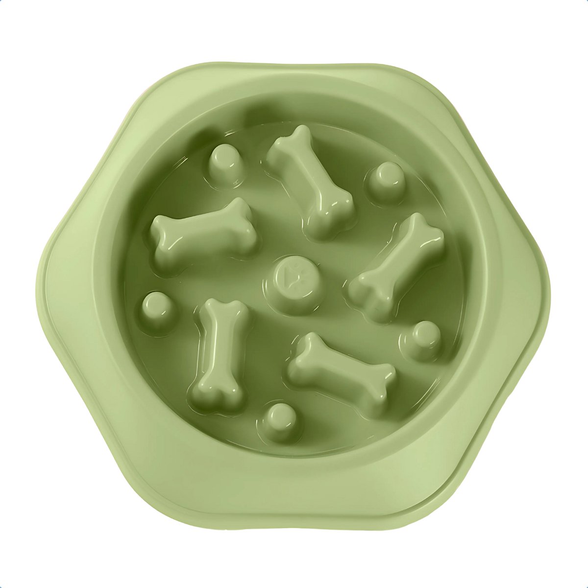 JAXY – Anti Schrokbak Hond – Slowfeeder Hond en Kat – Voerbak – Anti-Slip Schrokbak – Voerpuzzel – Anti Schrok Hondenvoerbak – Slow Feeder Honden Voerbak – Mintgroen
