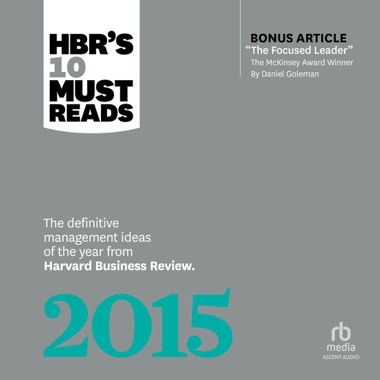 HBR's 10 Must Reads 2015 - cover