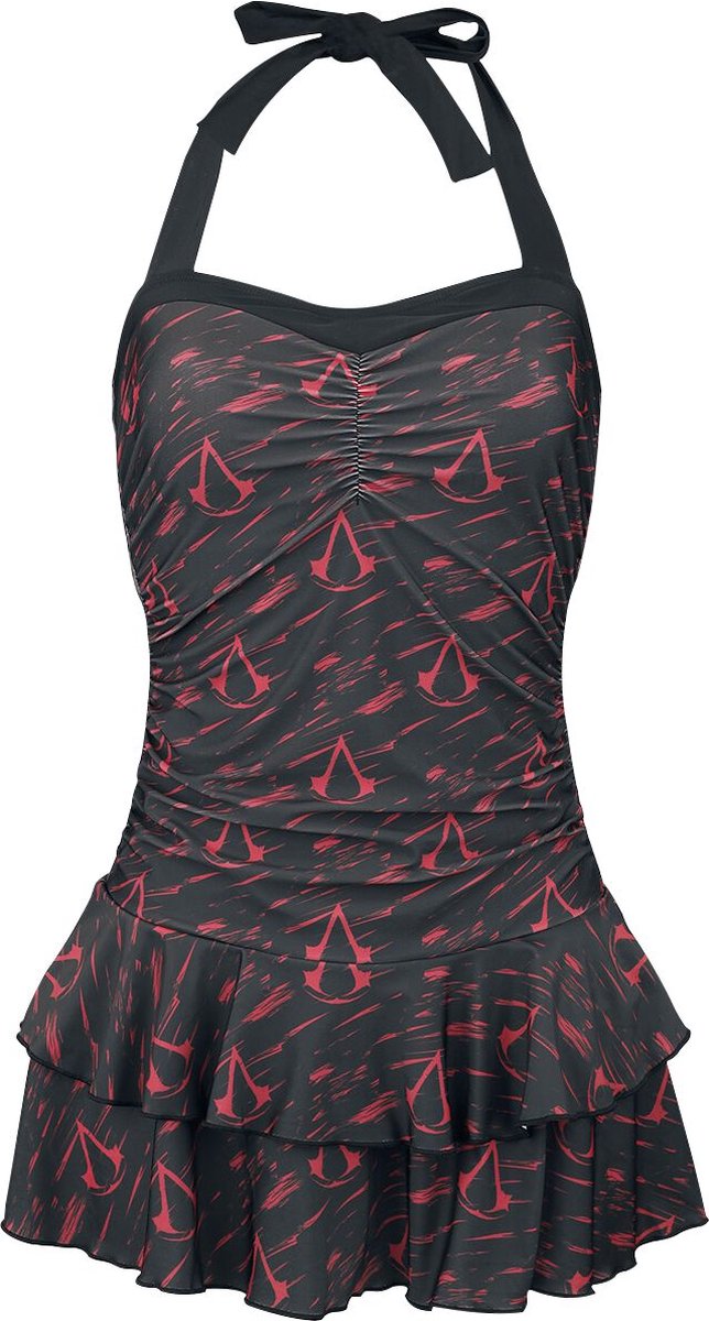 Assassin's Creed Distressed Symbols Dames Zwempak - meerkleurig - XS