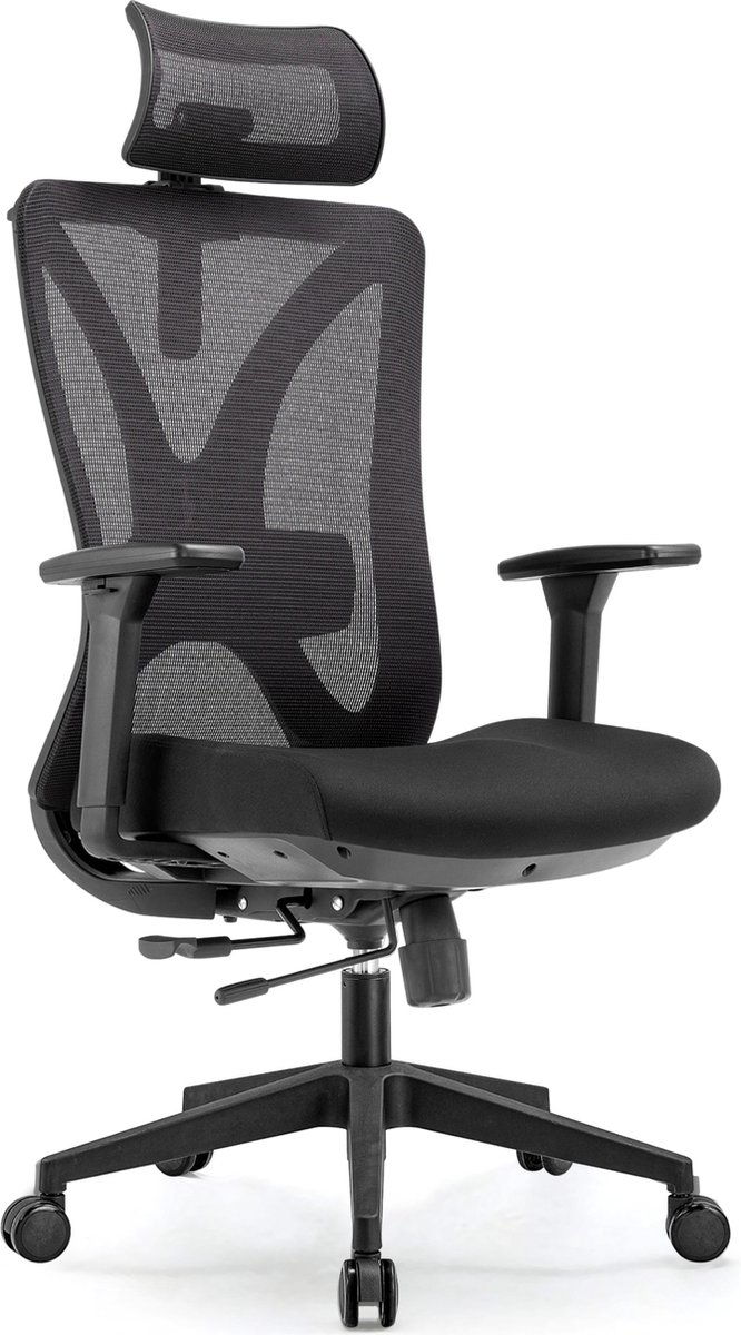Bureaustoel Prestige - NEN-EN1335 - Volledig Verstelbaar - Ergonomische Bureaustoel - Black