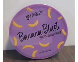 Max & More settingpoeder - make-up - Banana Blast Scented Setting Powder - 22 gram