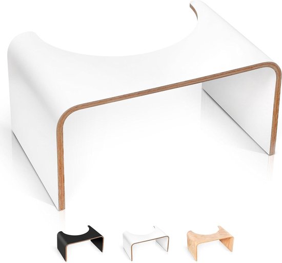 Toiletkruk Houten - Ergonomische Voetsteun Voor Gezonde Stoelgang, Antislip