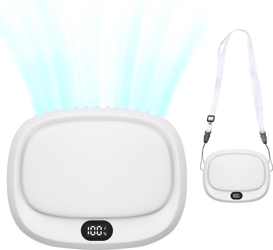 JISULIFE Draagbare Handventilator Life 4, 5000 mAh