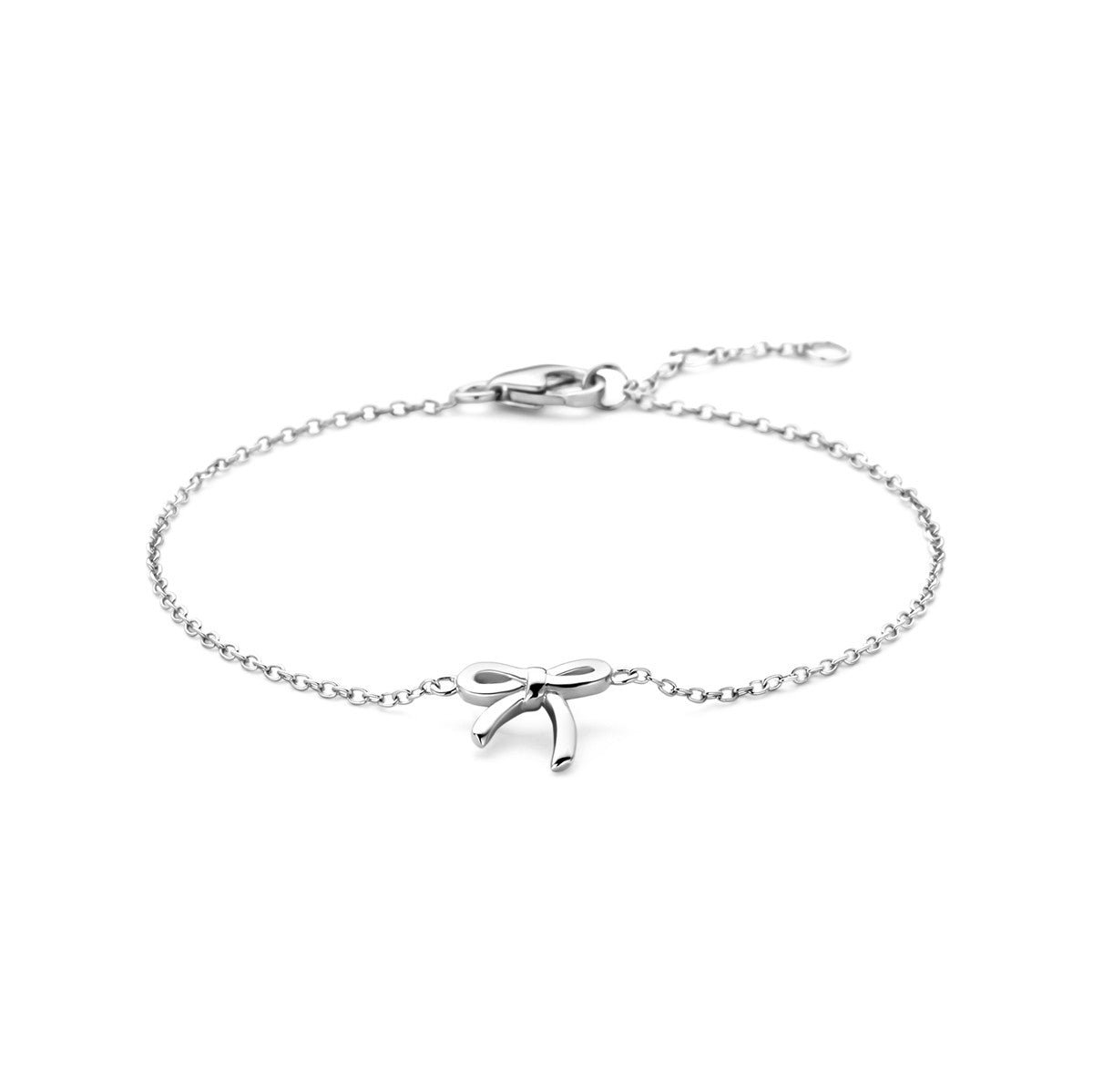 Zilver Gerhodineerd Armband Strik 16 - 17 - 18 Cm 1339702