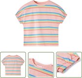 VidaXL Mädchen-Shirt Mit Blumenprint - Langarm Bluse Mit Rüschen