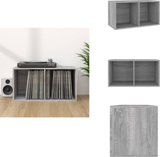 Lp Box Hout vidaXL Opbergbox Voor LP - Opbergboxen Voor LP's - LP-box - Opbergbox ...