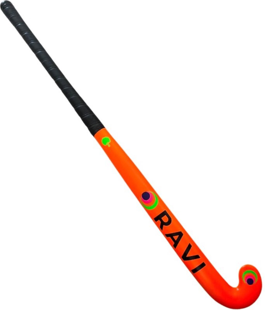 RAVI Hockeystick Junior - FLUO oranje 31''