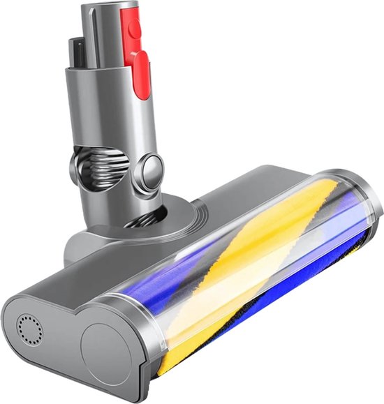 ZENC® Vuildetectie Zuigmond Geschikt voor Dyson V15, V11, V10, V8 & V7 Steelstofzuiger- Vloerzuigmond - Stofzuigermondstuk - Opzetstuk - Mondstuk - Stofzuigeraccessoires - Grijs