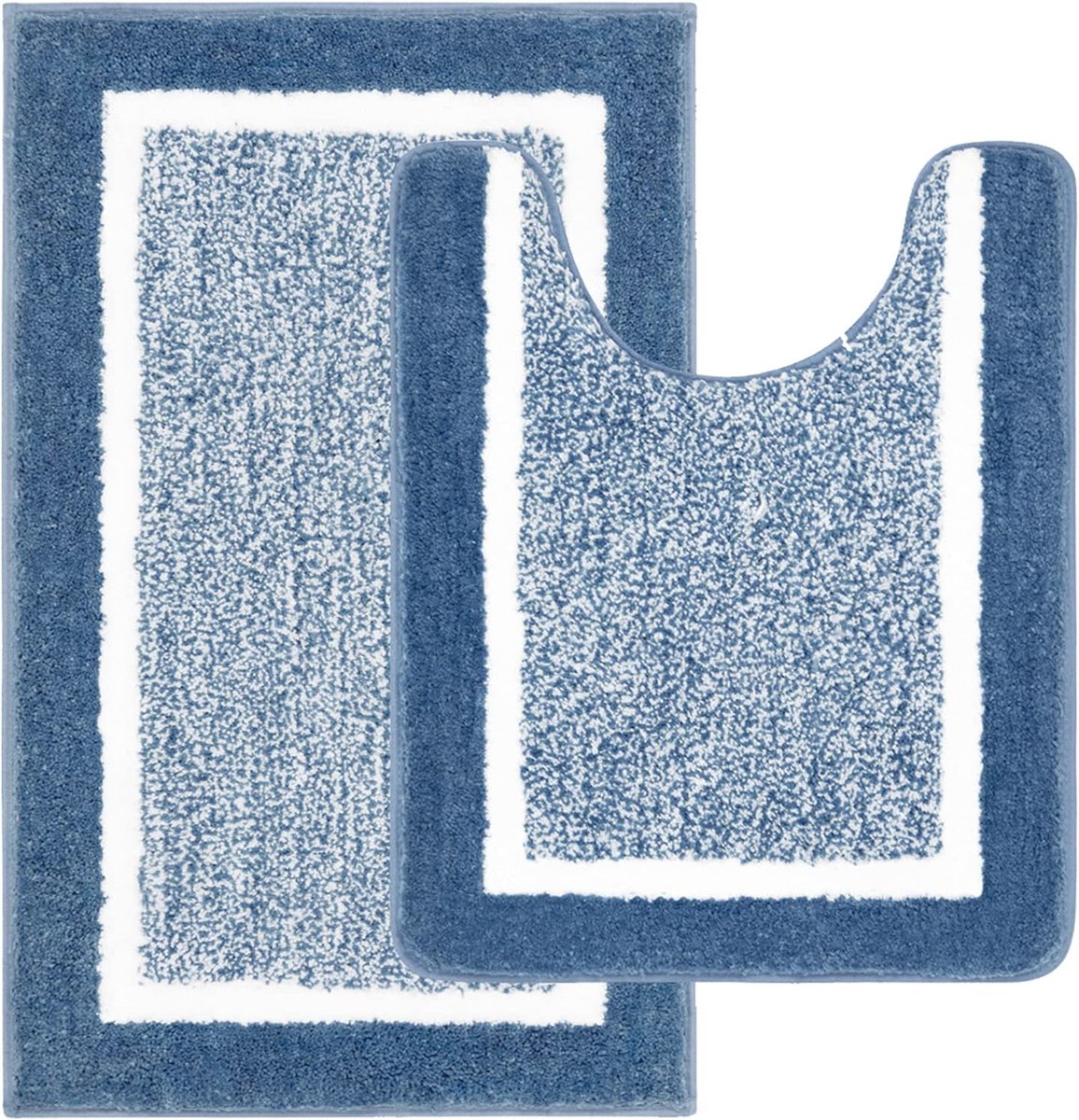 Antislip Microvezel Badmat Set - Absorberend, Zacht en Machinewasbaar - Badkamer Accessoires in Verschillende Kleuren