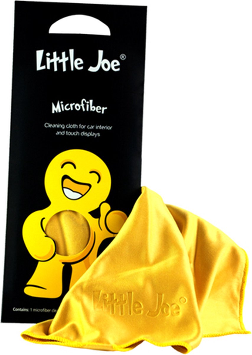 Goedkoopste Little Joe microvezeldoek geel 25x25 cm