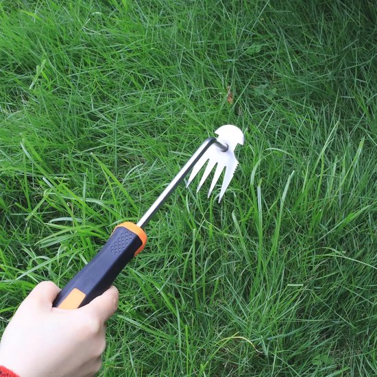 Multifunctionele Tuin Onkruidverwijderaar met Verlengd Handvat - Ideaal voor Nauwkeurig Wieden en Bodemverbetering van Merkloos	 — afbeelding 5