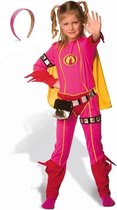 Mega Mindy Pak - Carnavalskleding - verkleedpak, kostuum - 3-5 jaar + haarband