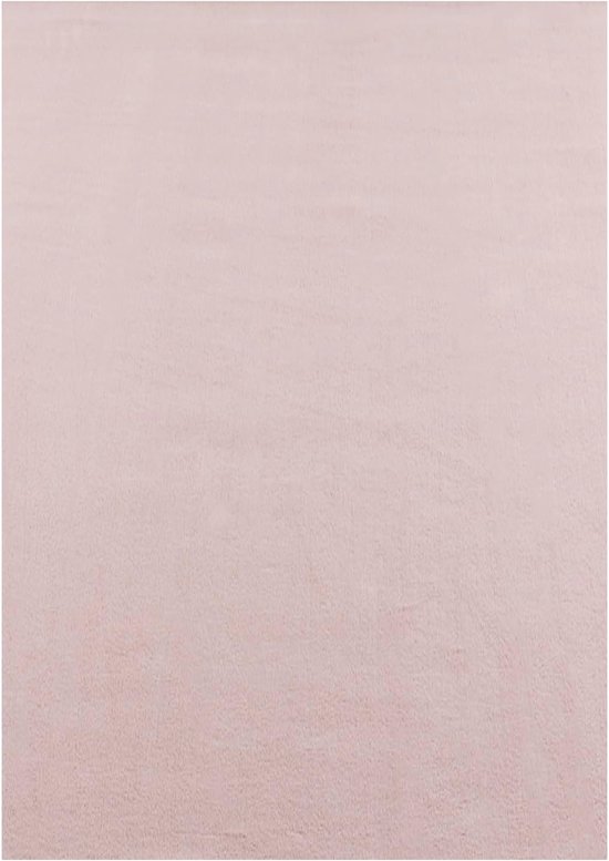 Laagpolig - Roze - Vilt - Groot - Met antislip - Vloerkleed kopen