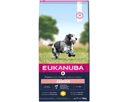Eukanuba Caring Senior Medium Breed Kip - Hondenvoer - 15 kg