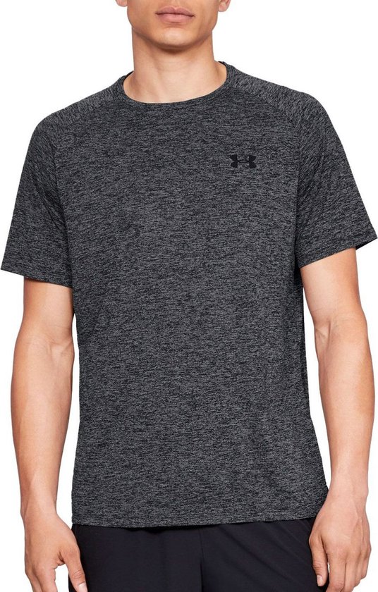 Under Armour UA Tech 2.0 SS Tee-BLK Heren Sportshirt - Zwart