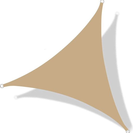 UMI PES Schaduwzeil Waterdichte 2.5x3.5m Rechthoekig 98% UV-bescherming Schaduwdoek voor Tuin, Terras, Buiten Patio, Zwembad -Zand