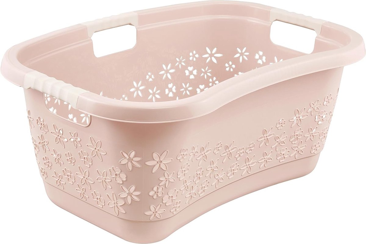 Keeeper Lasse 50L mangel wasmand roze