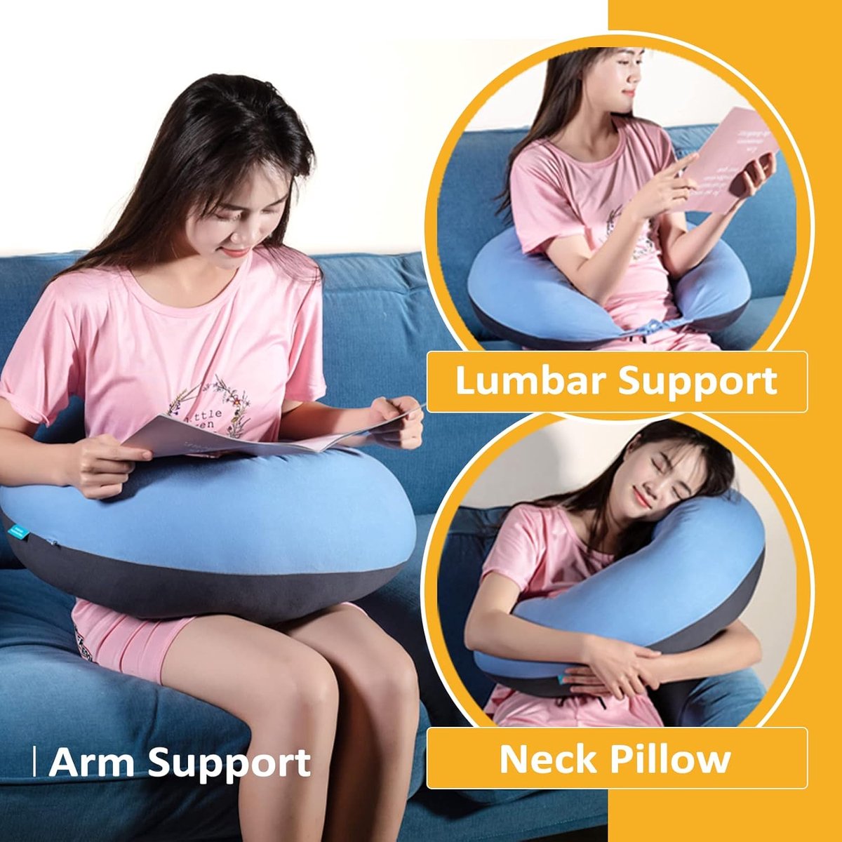 Goedkoopste Equivera Zijslaapkussen Volwassenen - Zijslaapkussen - Lichaamskussen Zijslaper - Zijslaap Kussen Volwassenen - Zwangerschapskussen - Voedingskussen - Borstvoedingskussen - Body Pillow - Voor een comfortabele nachtrust!