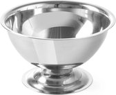 JHubers Goods - IJsschalen Set Van 2 - Roestvrijstalen Dessertbekers Voor Ijs Salade Snack En Cocktail Serveerschaal Met Voet 10 X 10 X 6 5 Cm Ideaal Sserts