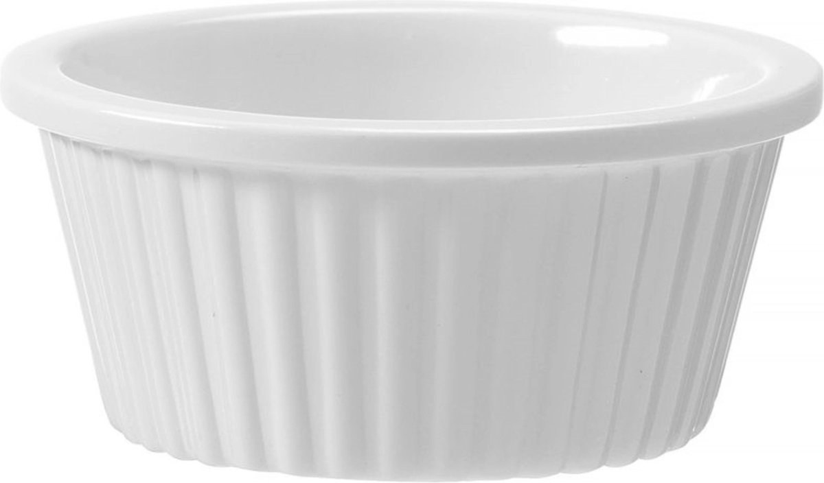 HENDI Ramekin – Hygiënisch en Stootvast – 35 ml – Geribbeld – Vaatwasserbestendig