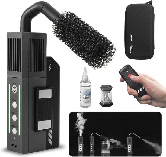 Draadloze Handheld Mini Mistmachine met Stoom en Droogijs voor ...