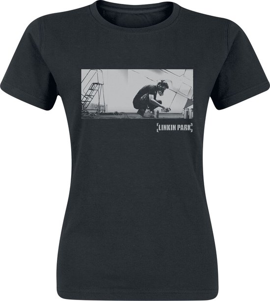T-shirt Linkin Park Meteora noir L en Katoen pour femme - Produits dérivés, Groupes, Durabilité
