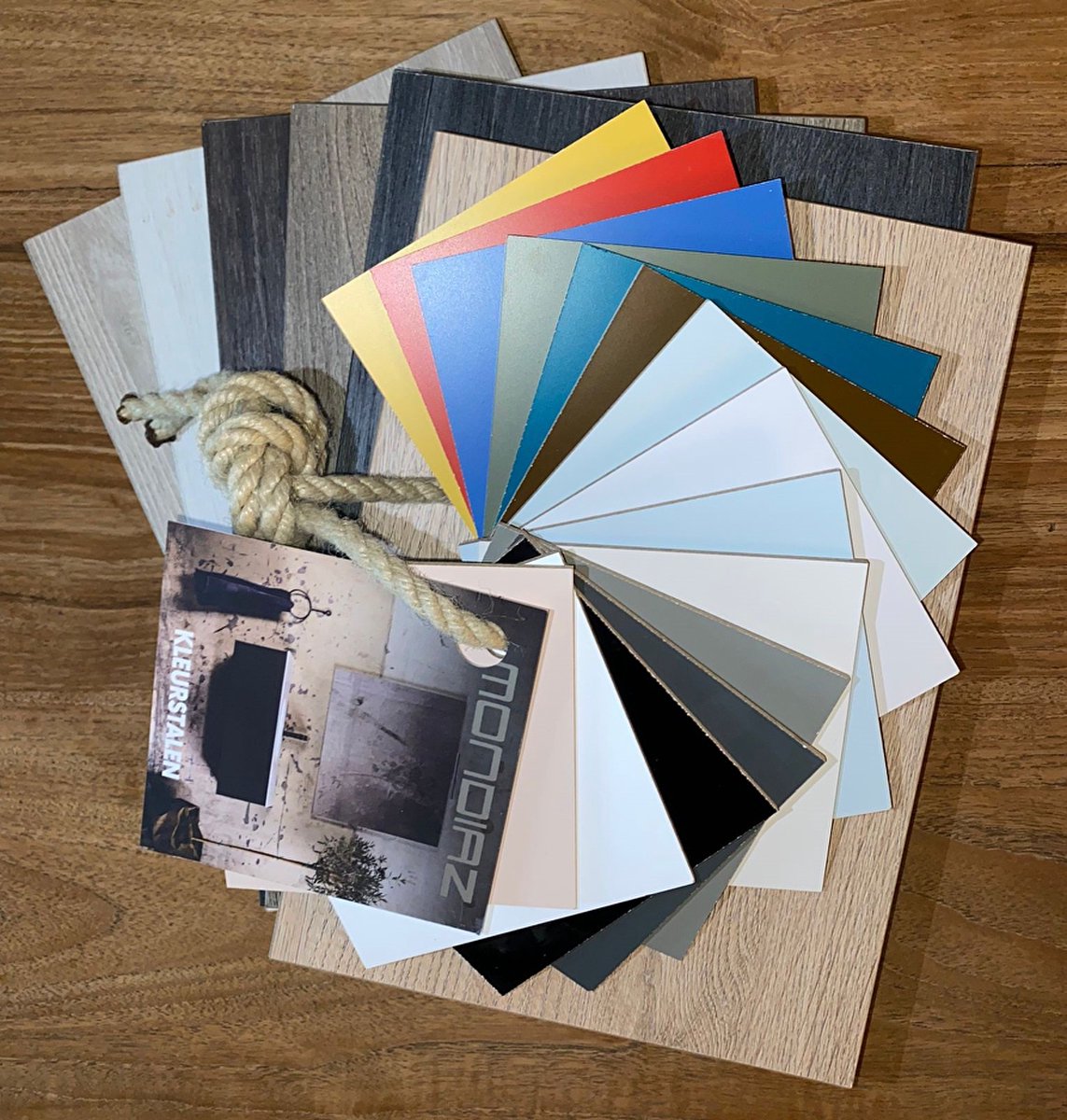 MONDIAZ Sample set 1+2, de hele collectie aan kleuren