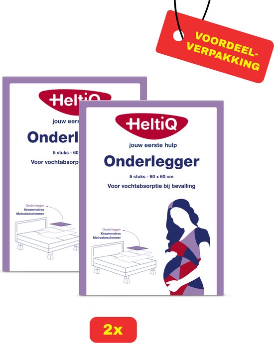 2x HeltiQ Onderlegger 5 stuks -Voordeelverpakking!