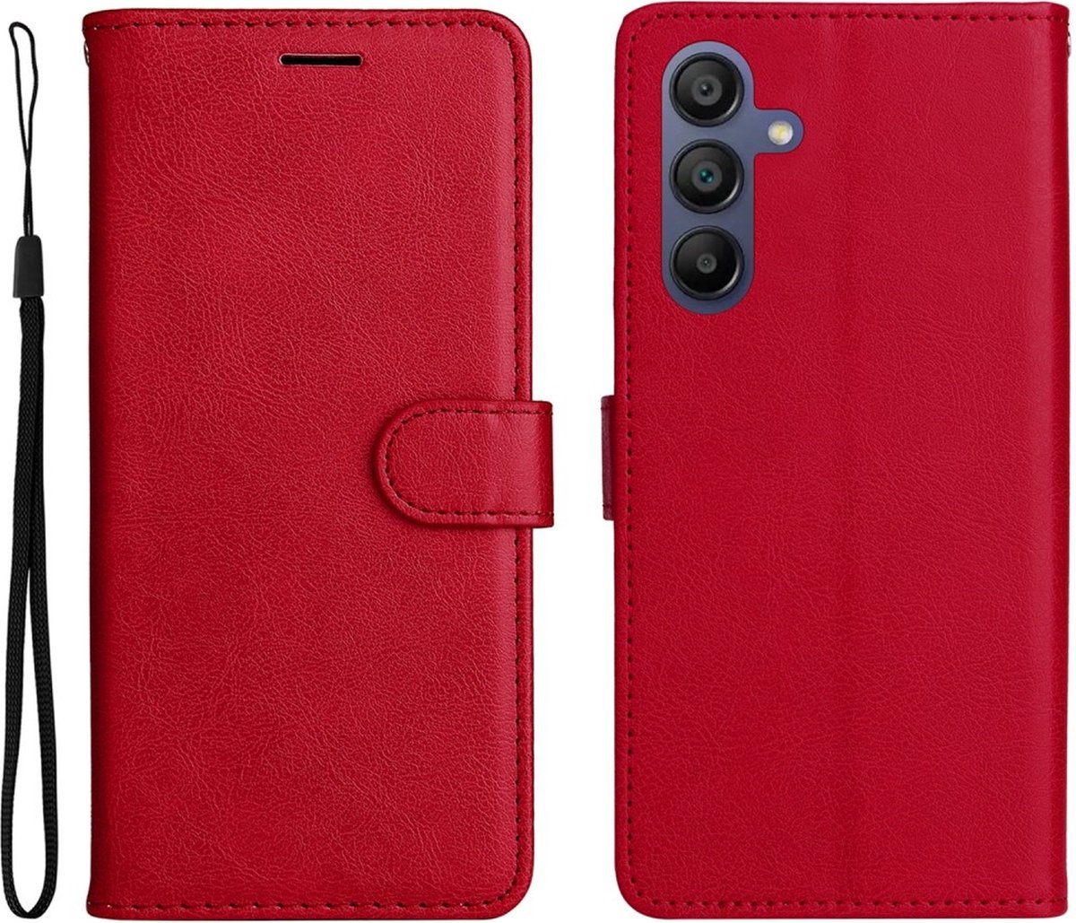 Coverup Hoesje - Geschikt voor Samsung Galaxy A17 / A26 / A16 Hoesje - Coverup Book Case - Rood