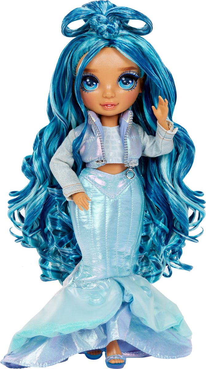 Rainbow High Winter Wonderland pop - Skyler (blauw) — afbeelding 6