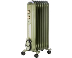 Ardes AR4R07VIN Olieradiator Ardes Curvy 7 Retro 1500 Watt 7 Elementen Groen Ardes AR4R07VIN Olieradiator Ardes Curvy 7 Retro 1500 Watt 7 Elementen Groen
