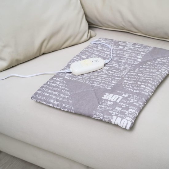 Verwarmingskussen 30 x 40 cm voor pijnverlichting, 100% katoen, 2 warmtemodi, ideaal voor nek, schouders en menstruatiepijn — afbeelding 2