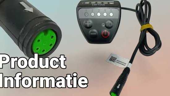 Affichage Bafang | E 06 43V UART 9 (fiche ronde) Vérifier la fiche